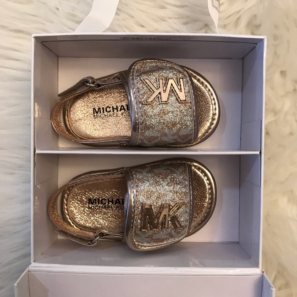 MICHAEL Michael Kors Seneca Glitter Sandal 3